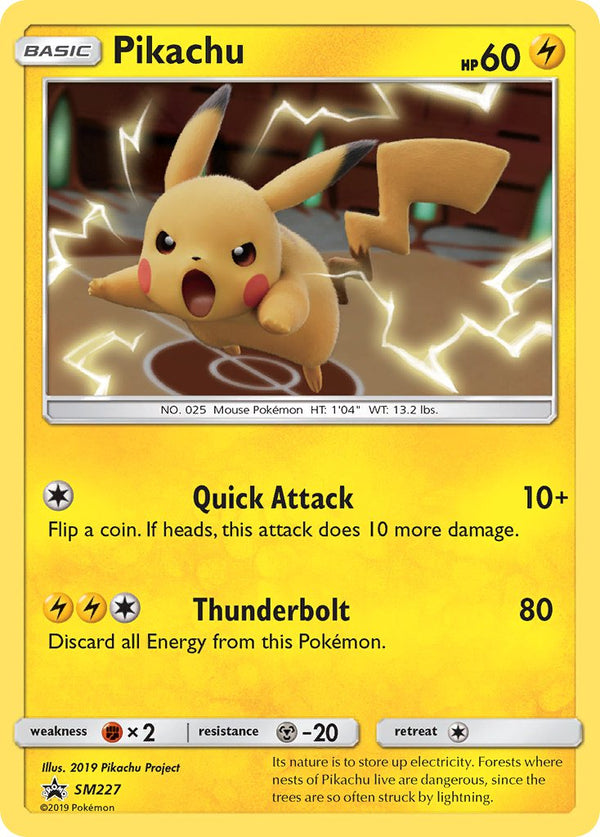 Pikachu Sun & Moon Promos 2019 - #SM227