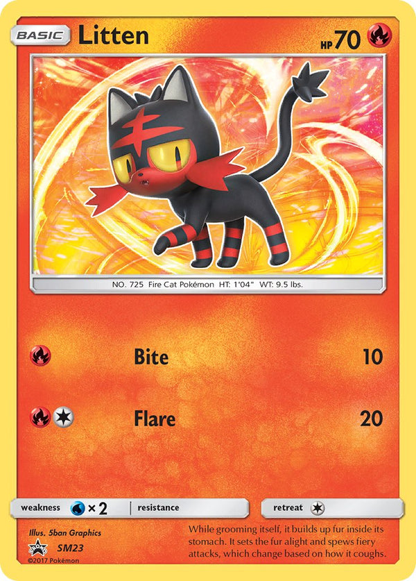 Litten Sun & Moon Promos SET-SM23