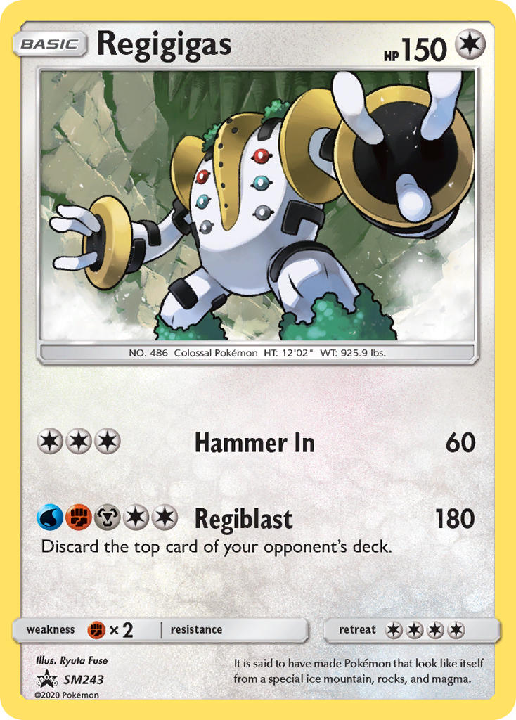 Regigigas Sun & Moon Promos SET-SM243