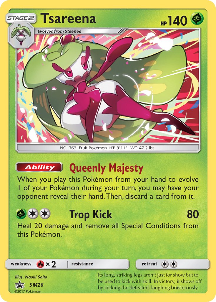 Tsareena Sun & Moon Promos SET-SM26