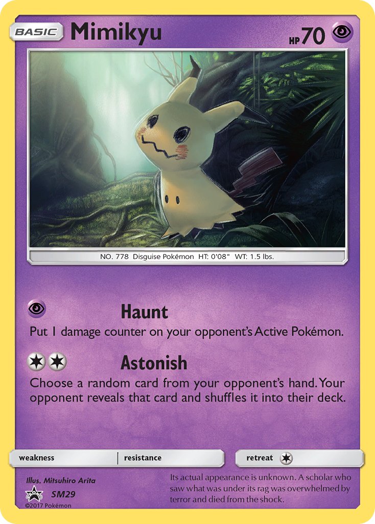 Mimikyu Sun & Moon Promos SET-SM29