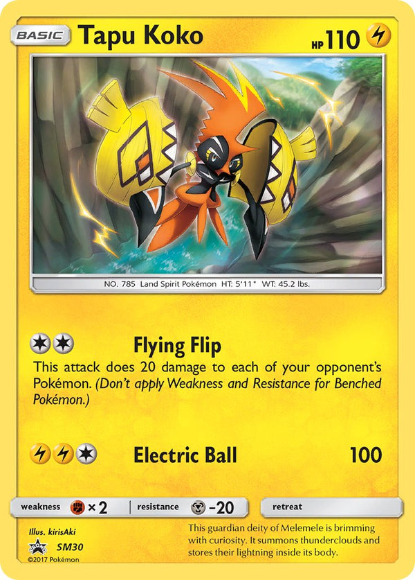 Tapu Koko Sun & Moon Promos SET-SM30
