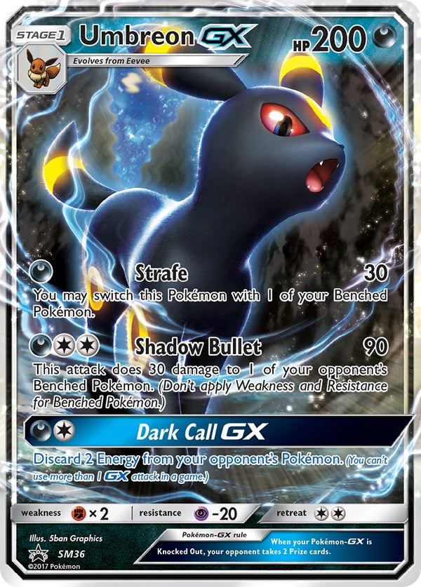 Umbreon-GX Sun & Moon Promos SET-SM36