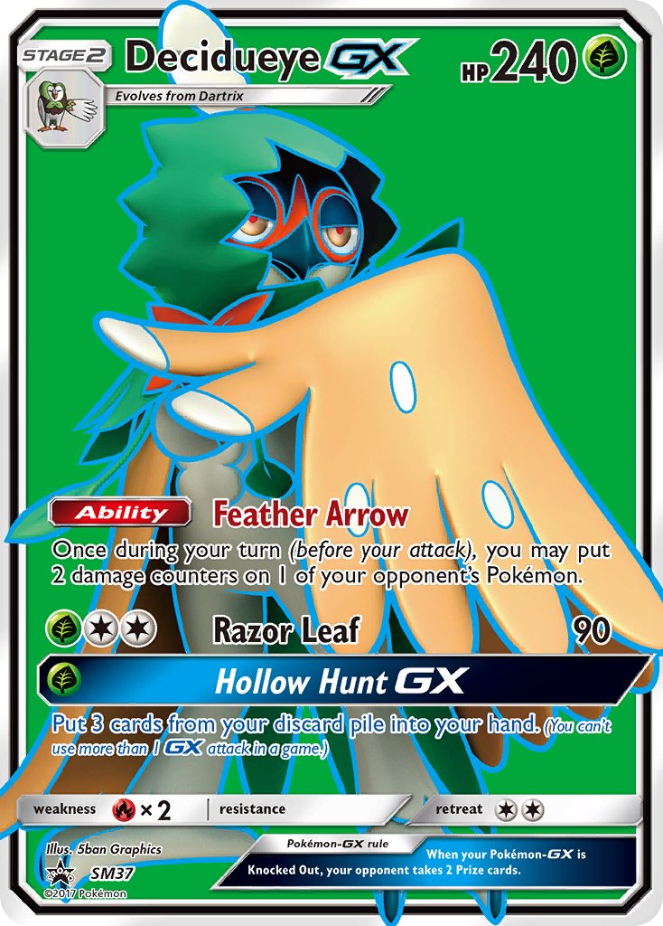 Decidueye-GX Sun & Moon Promos SET-SM37