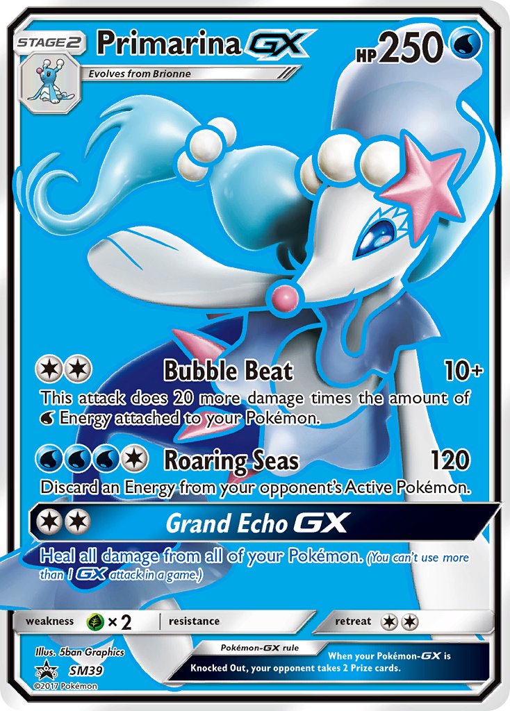 Primarina-GX Sun & Moon Promos SET-SM39