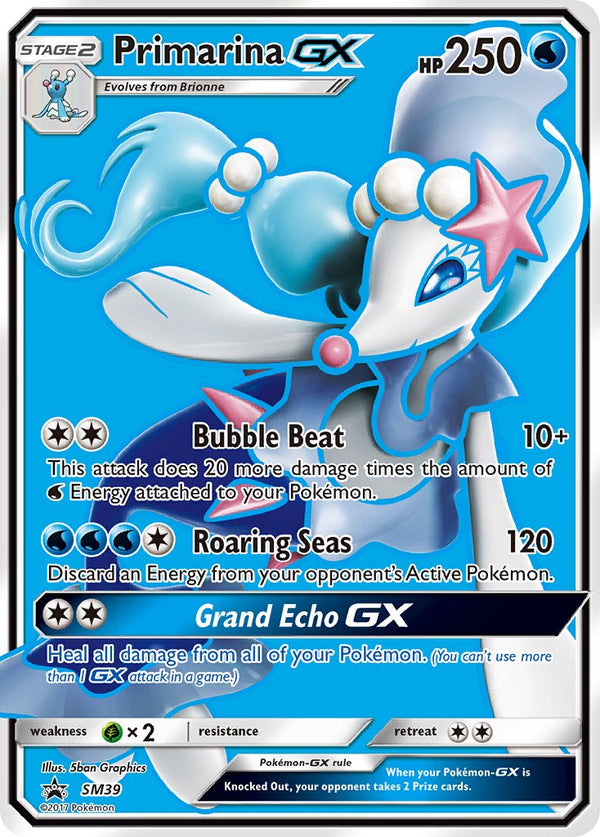 Primarina-GX Sun & Moon Promos SET-SM39