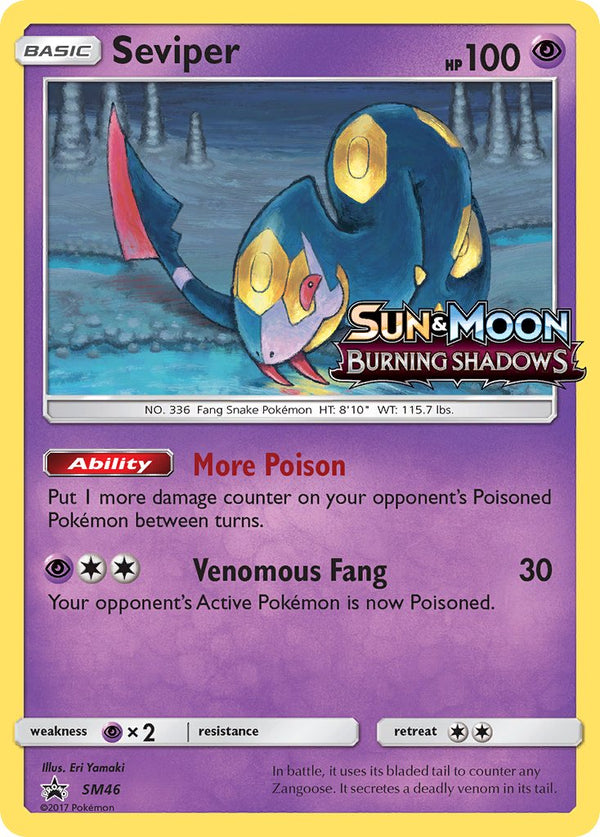 Seviper Sun & Moon Promos SET-SM46