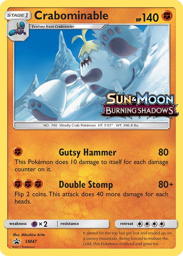 Crabominable Sun & Moon Promos SET-SM47
