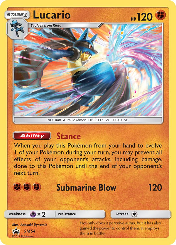 Lucario Sun & Moon Promos SET-SM54