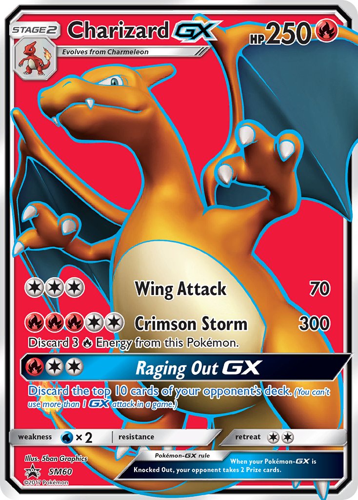 Charizard-GX Sun & Moon Promos SET-SM60