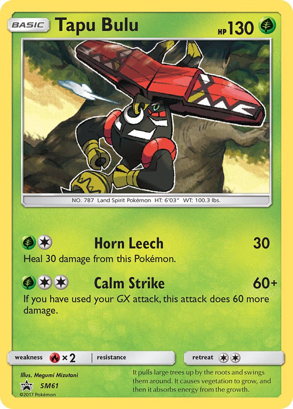 Tapu Bulu Sun & Moon Promos SET-SM61