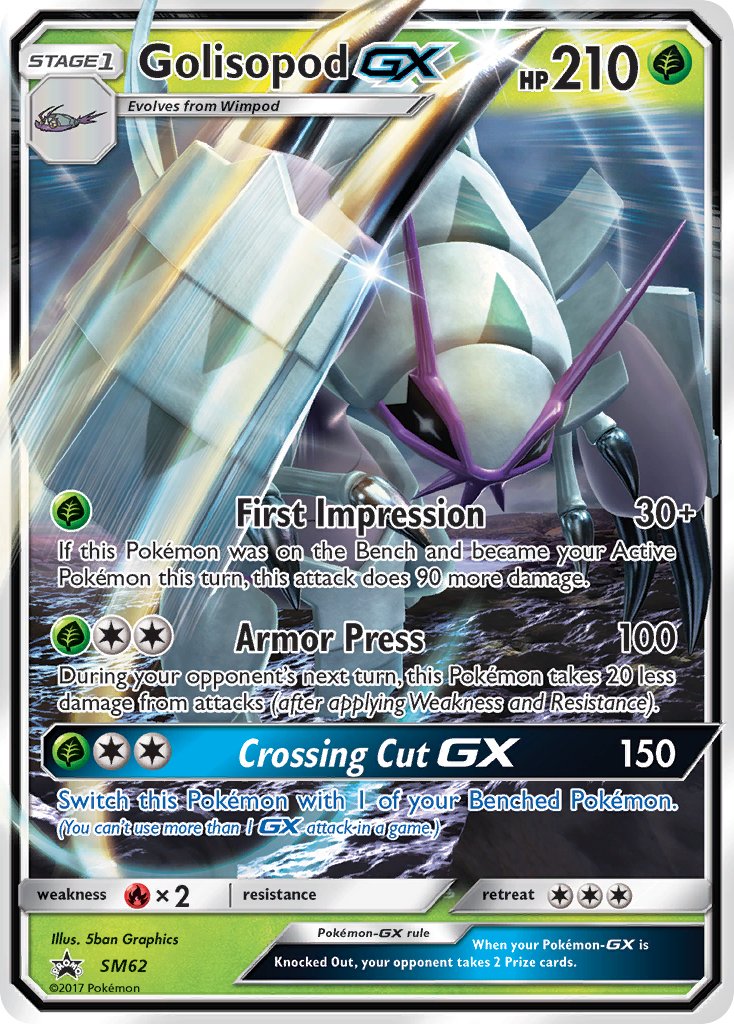 Golisopod-GX Sun & Moon Promos SET-SM62