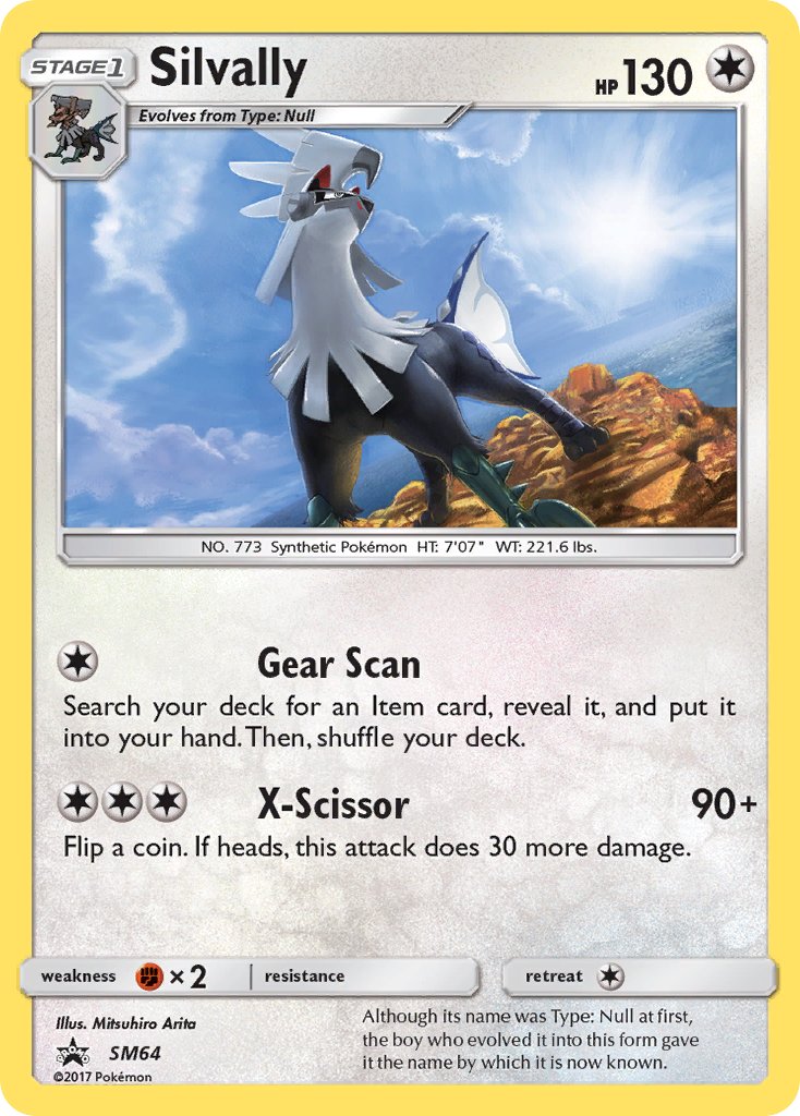 Silvally Sun & Moon Promos SET-SM64