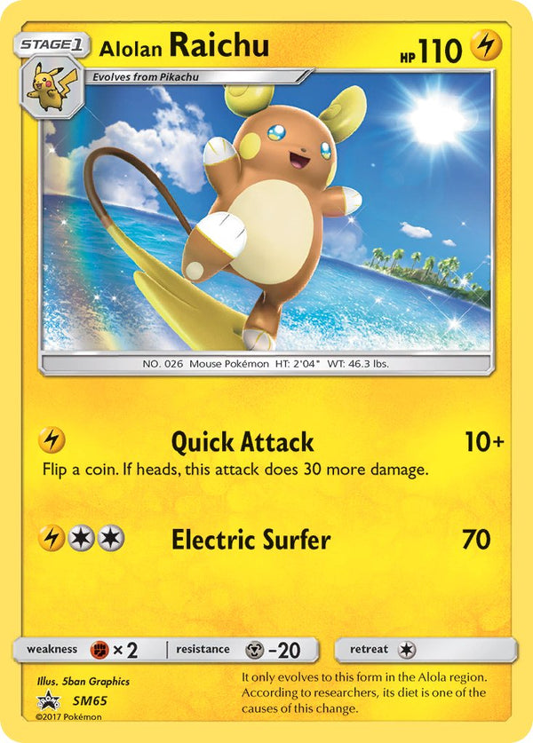 Alolan Raichu Sun & Moon Promos SET-SM65