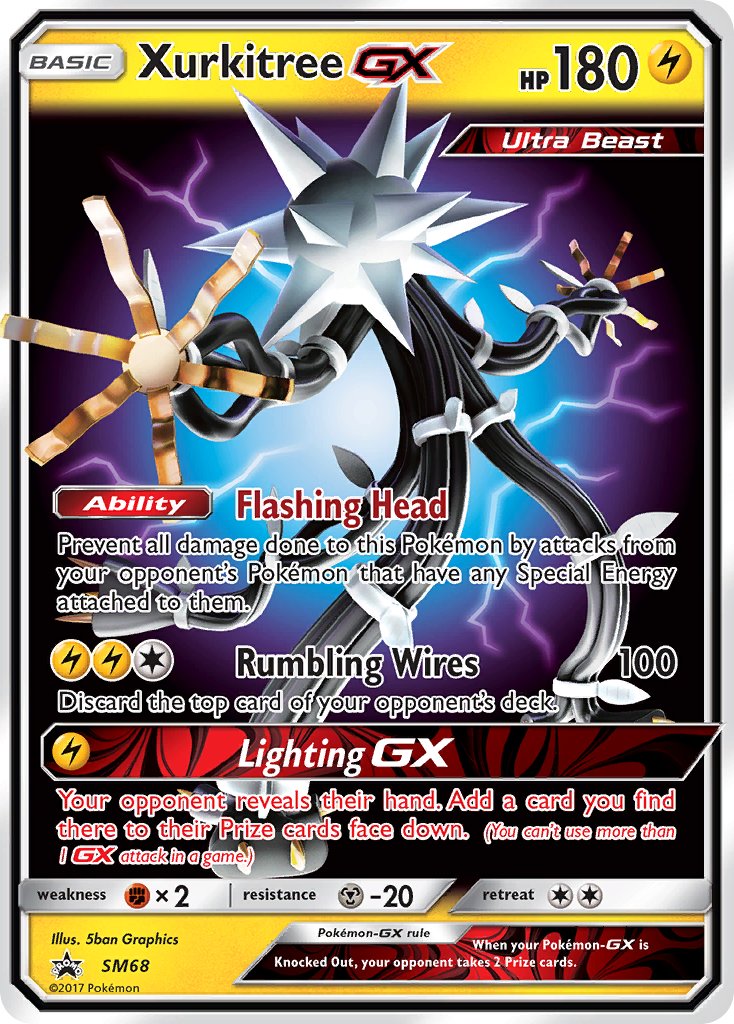 Xurkitree-GX Sun & Moon Promos SET-SM68