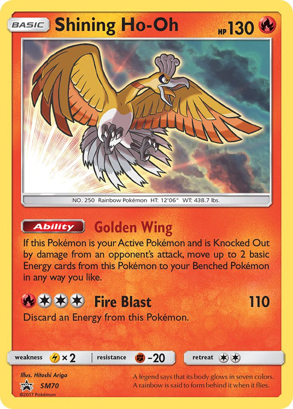 Shining Ho-Oh Sun & Moon Promos SET-SM70