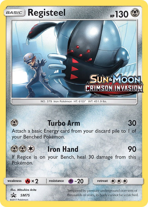 Registeel Sun & Moon Promos SET-SM75