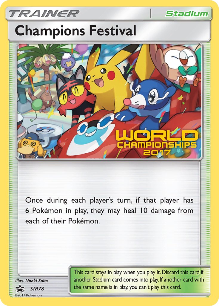 Champions Festival Sun & Moon Promos SET-SM78