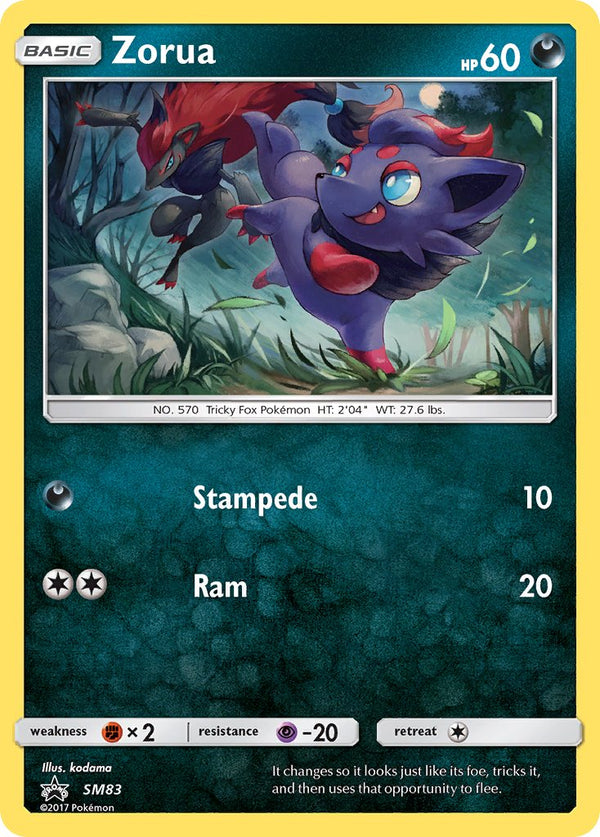 Zorua Sun & Moon Promos SET-SM83
