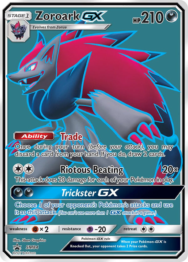 Zoroark-GX Sun & Moon Promos SET-SM84