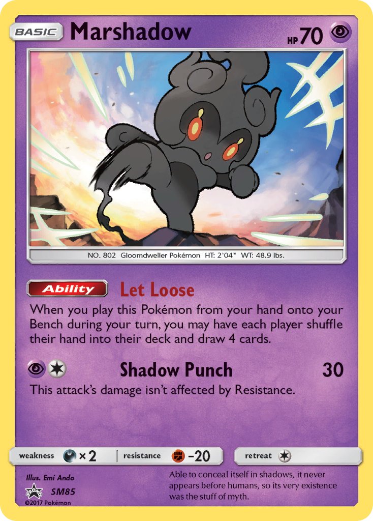 Marshadow Sun & Moon Promos SET-SM85
