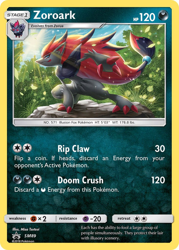 Zoroark Sun & Moon Promos SET-SM89