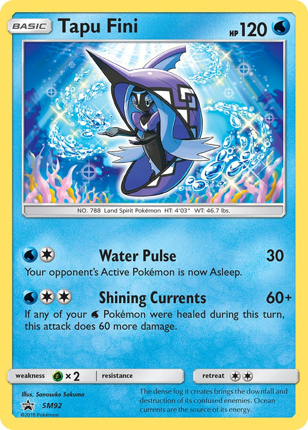 Tapu Fini Sun & Moon Promos SET-SM92