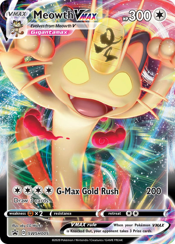 Meowth VMAX Sword & Shield Promos SET-SWSH005