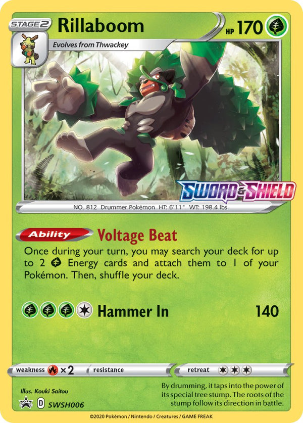 Rillaboom Sword & Shield Promos SET-SWSH006