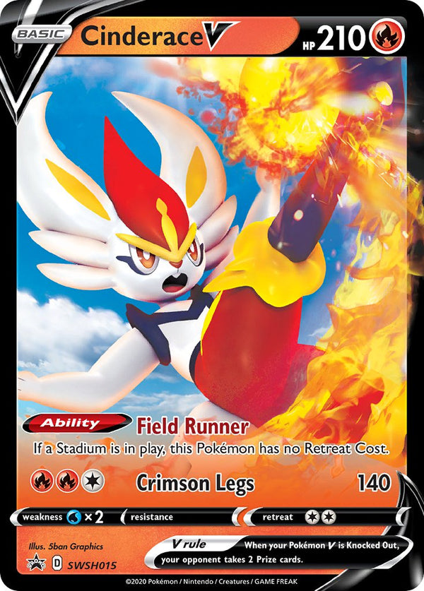 Cinderace V Sword & Shield Promos SET-SWSH015