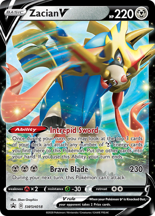 Zacian V Sword & Shield Promos SET-SWSH018