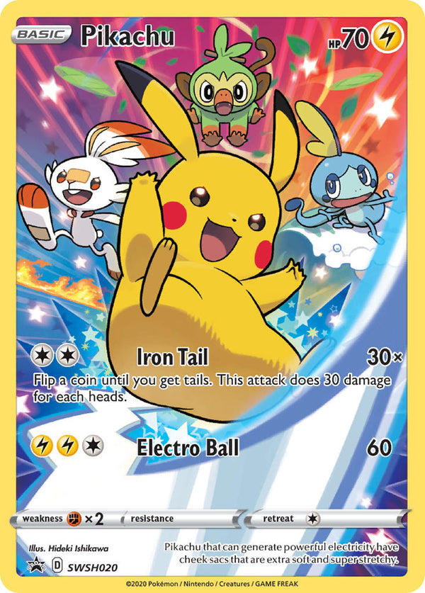 Pikachu Sword & Shield Promos SET-SWSH020