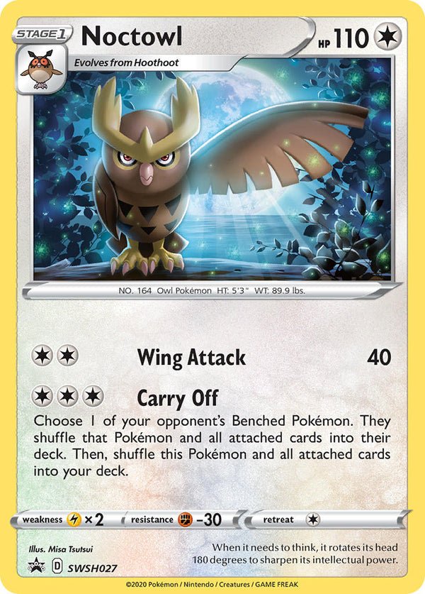 Noctowl Sword & Shield Promos SET-SWSH027