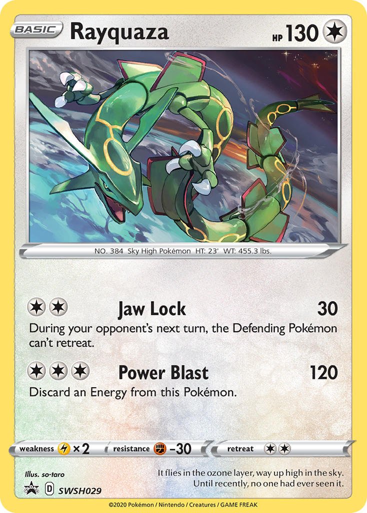 Rayquaza Sword & Shield Promos SET-SWSH029