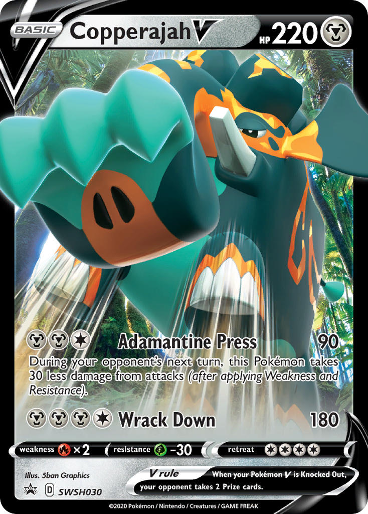 Copperajah V Sword & Shield Promos SET-SWSH030