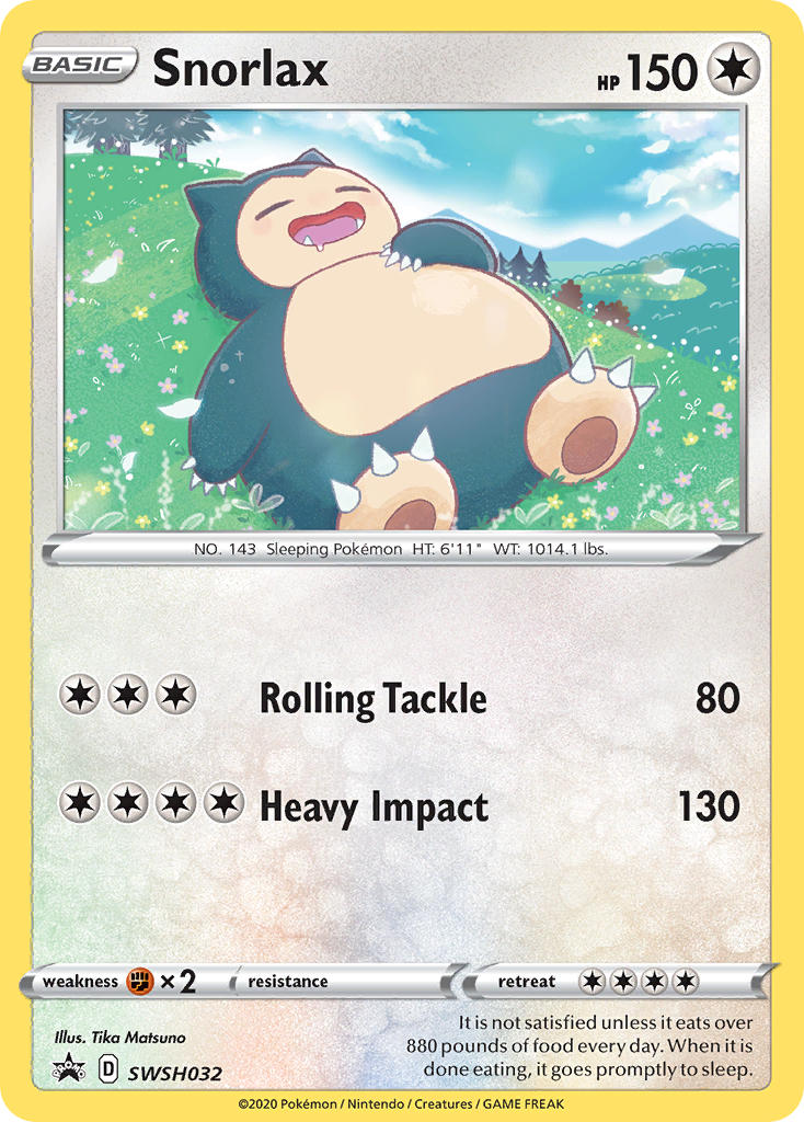 Snorlax Sword & Shield Promos SET-SWSH032
