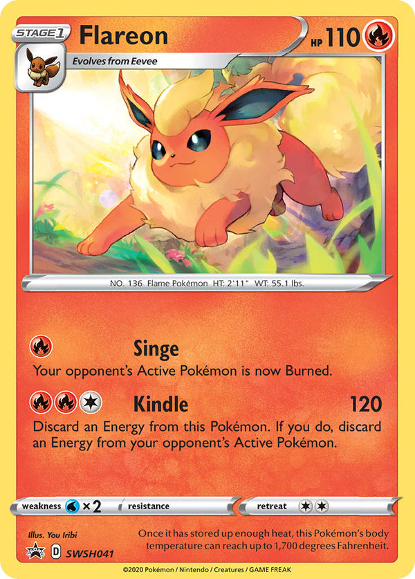 Flareon Sword & Shield Promos SET-SWSH041