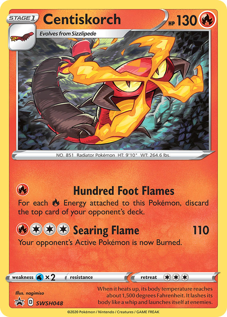 Centiskorch Sword & Shield Promos SET-SWSH048