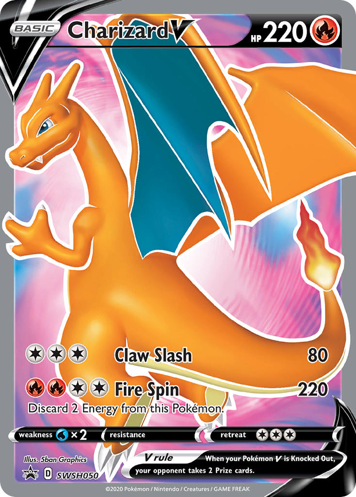 Charizard V Sword & Shield Promos SET-SWSH050