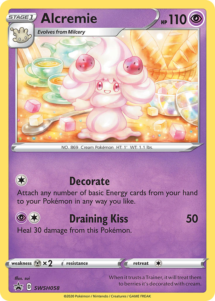 Alcremie Sword & Shield Promos SET-SWSH058