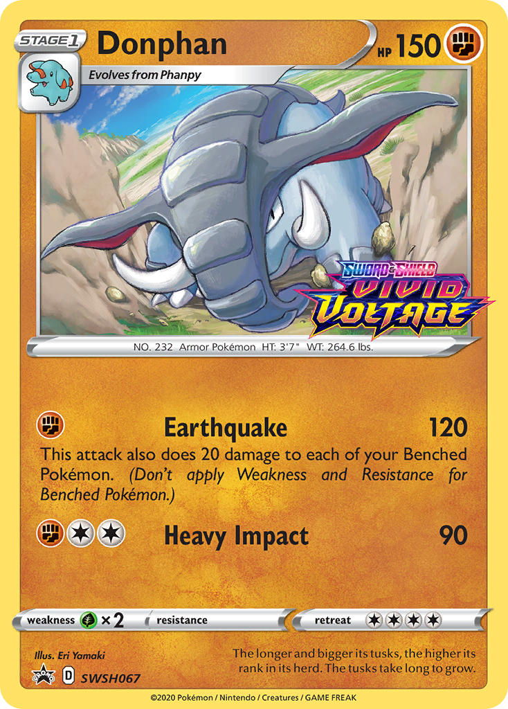 Donphan Sword & Shield Promos SET-SWSH067
