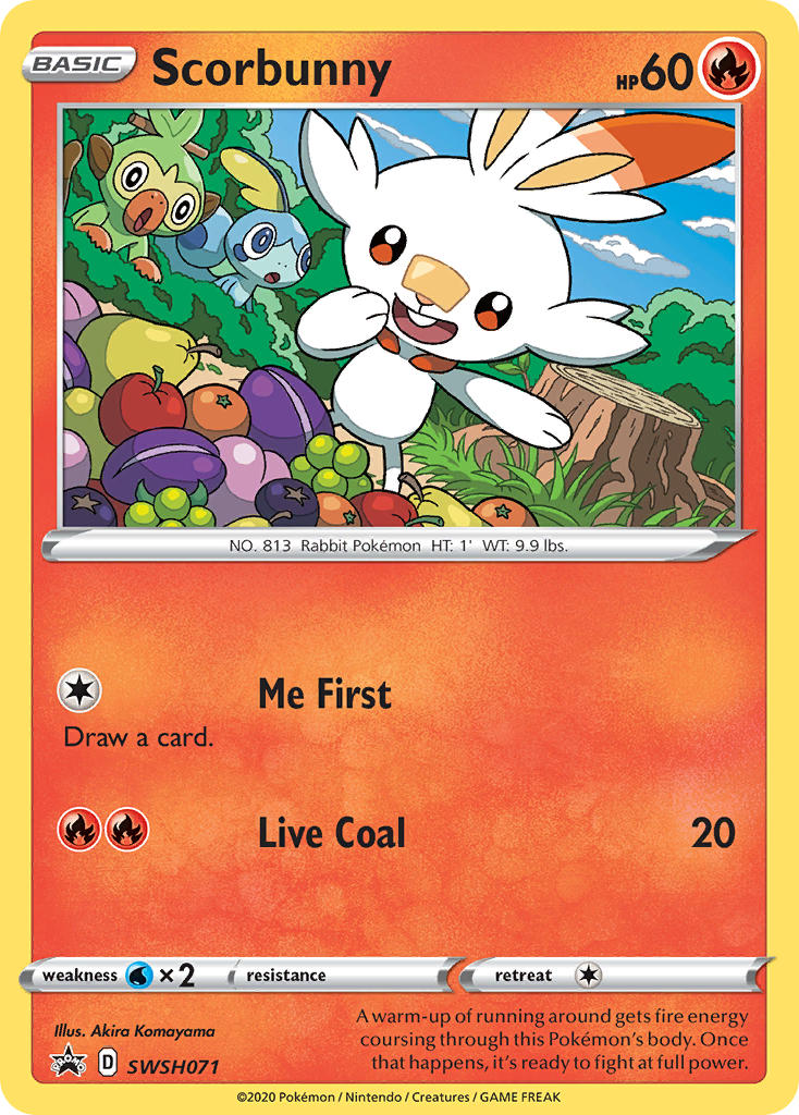 Scorbunny Sword & Shield Promos SET-SWSH071