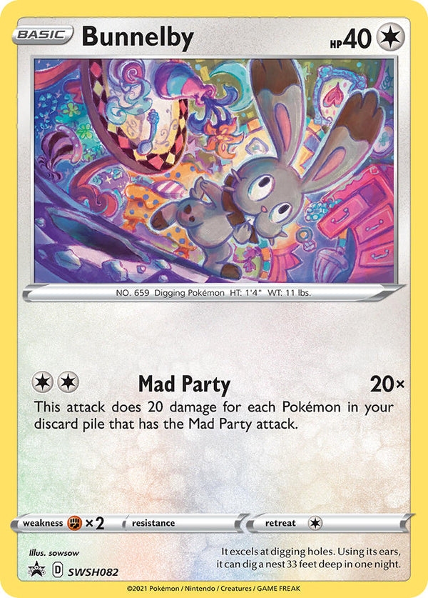 Bunnelby Sword & Shield Promos SET-SWSH082