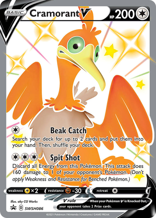 Cramorant V Sword & Shield Promos SET-SWSH086