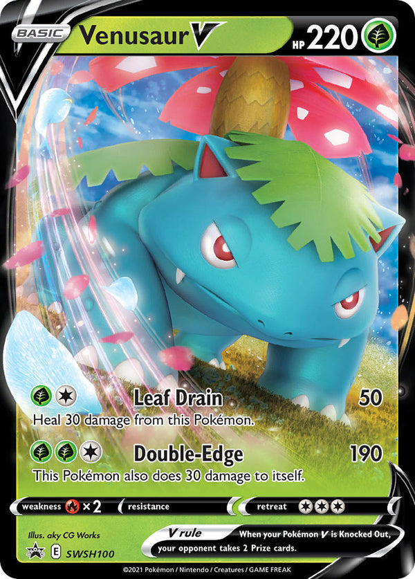 Venusaur V Sword & Shield Promos SET-SWSH100