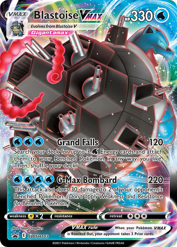 Blastoise VMAX Sword & Shield Promos SET-SWSH103