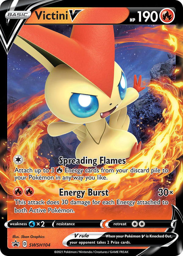 Victini V Sword & Shield Promos SET-SWSH104