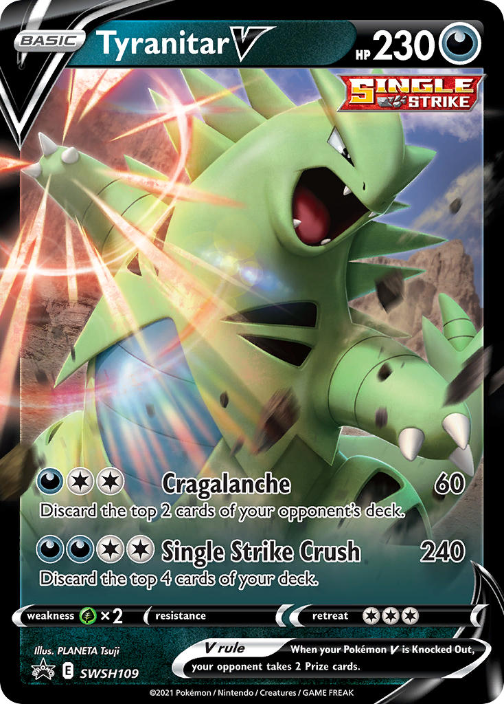 Tyranitar V Sword & Shield Promos SET-SWSH109