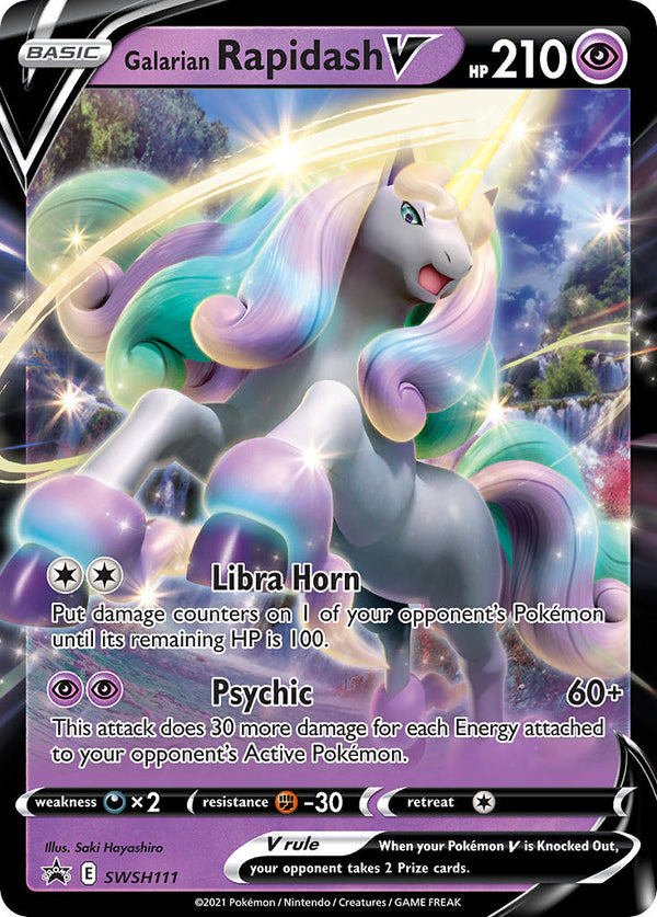 Galarian Rapidash V Sword & Shield Promos SET-SWSH111