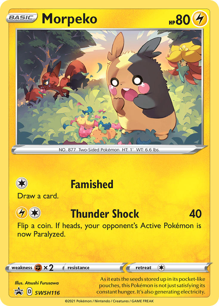 Morpeko Sword & Shield Promos SET-SWSH116